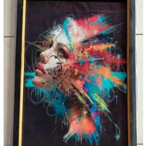 lukisan cetak wanita